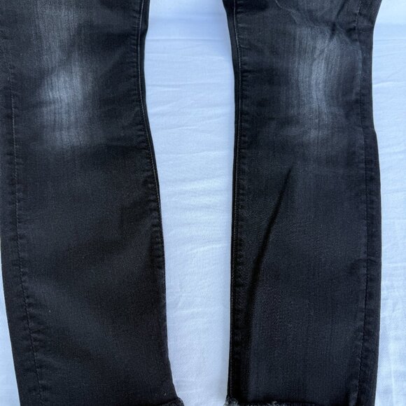 MOTHER  The Looker Crop Jeans Black Washed - Picture 10 of 10